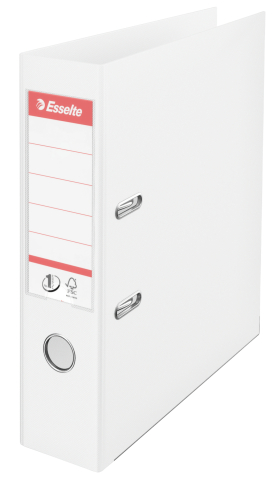 Organizare, arhivare, prezentare - Biblioraft plastifiat int-ext 7.5cm alb vivida nr1 power esselte