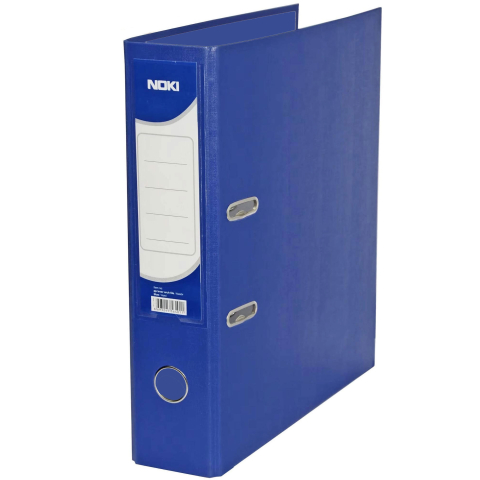 Organizare, arhivare, prezentare - Biblioraft plastifiat int-ext 7.5cm bleumarin noki
