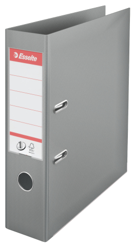 Organizare, arhivare, prezentare - Biblioraft plastifiat int-ext 7.5cm gri nr1 power esselte