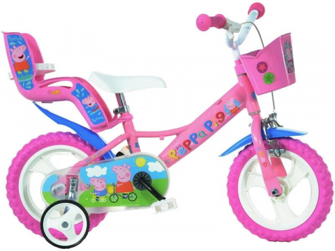 Jucării și Jocuri pentru copii - Bicicleta copii 12'' - Purcelusa Peppa