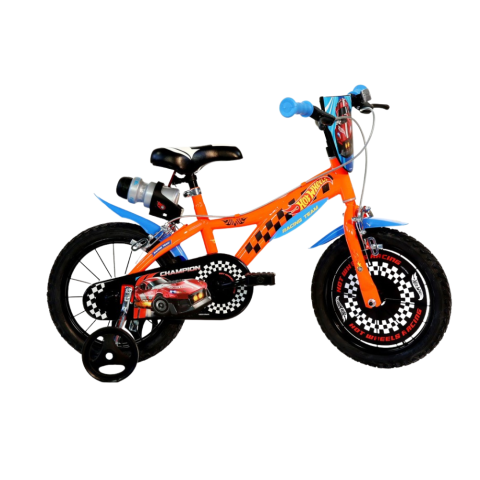 Carucioare, articole transport - Bicicleta copii 14'' - Hot Wheels