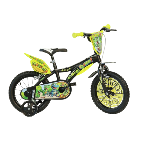 Jucării și Jocuri pentru copii - Bicicleta copii 16'' Aventurile dinozaurului