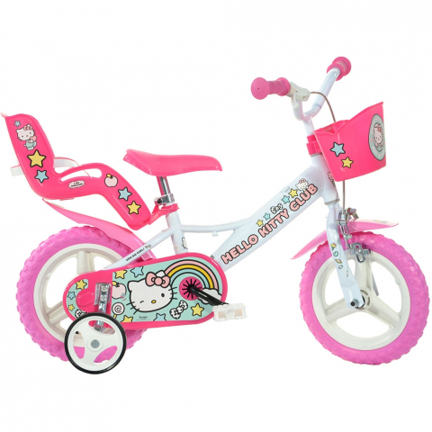 Jucării și Jocuri pentru copii - Bicicleta copii Dino Bikes 12' Hello Kitty