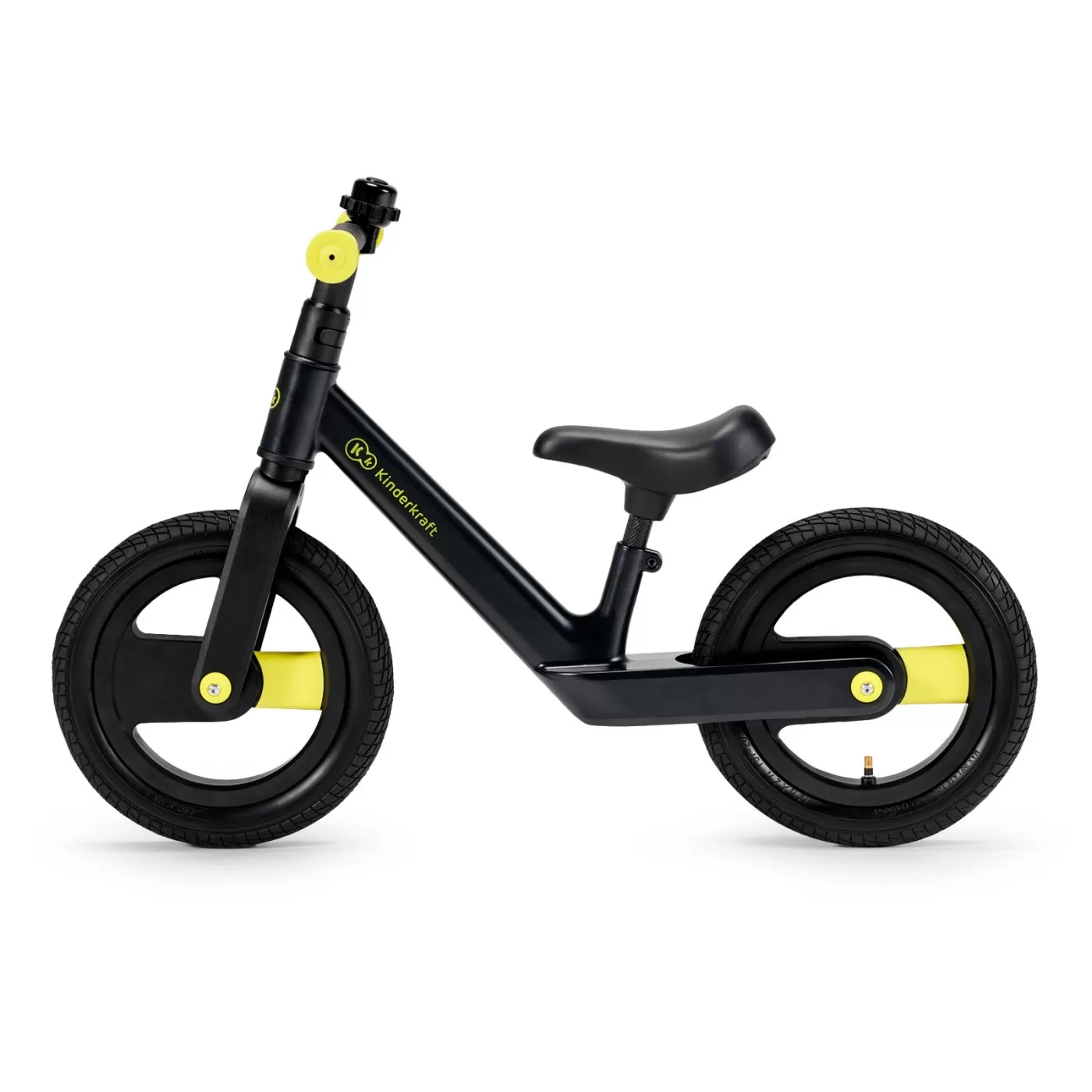 Bicicleta de echilibru kinderkraft goswift, black, varsta de la 2 ani la 5 ani [2]