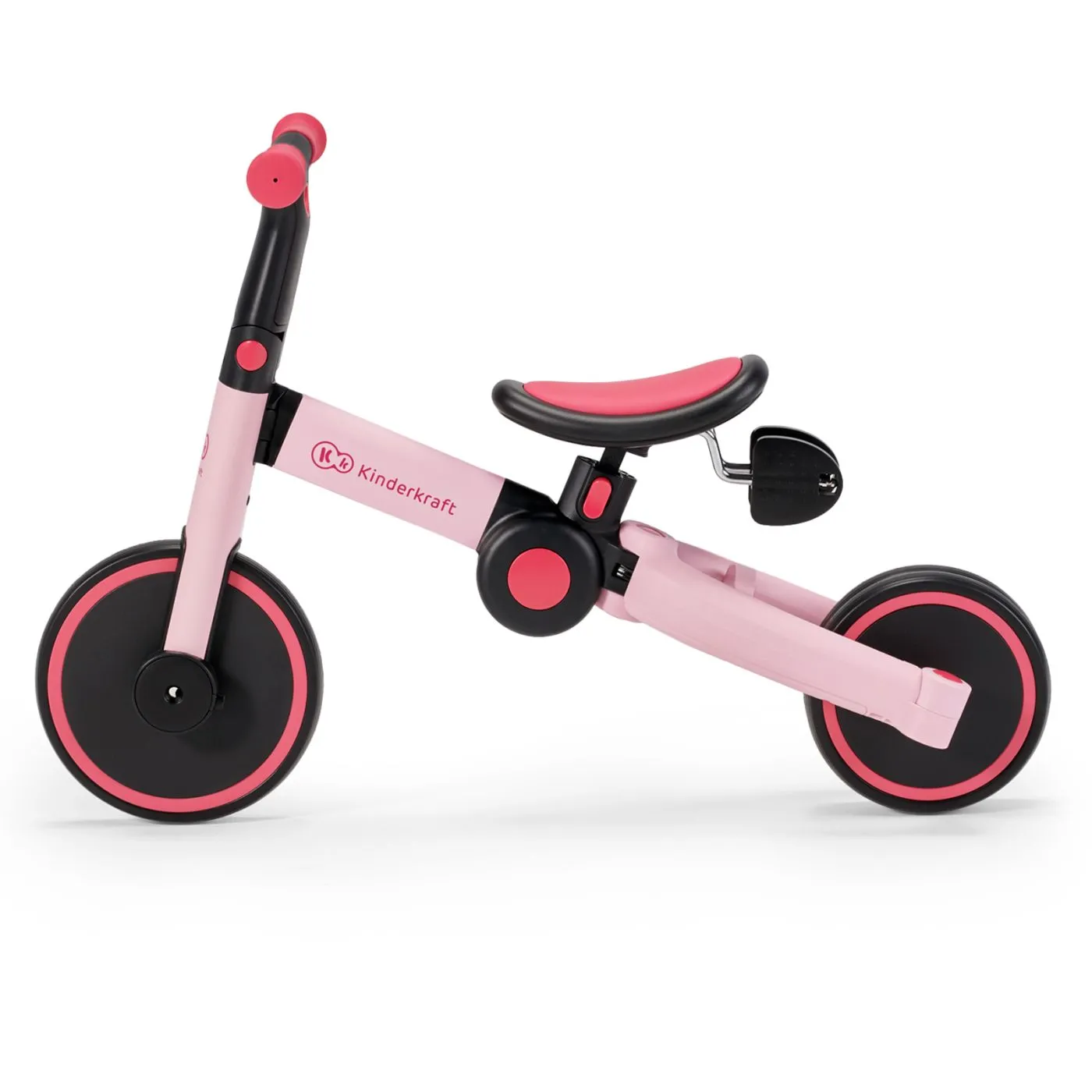 Bicicleta de echilibru / tricicleta kinderkraft 4trike, candy pink, copii varsta 2 ani pana la 5 ani [6]