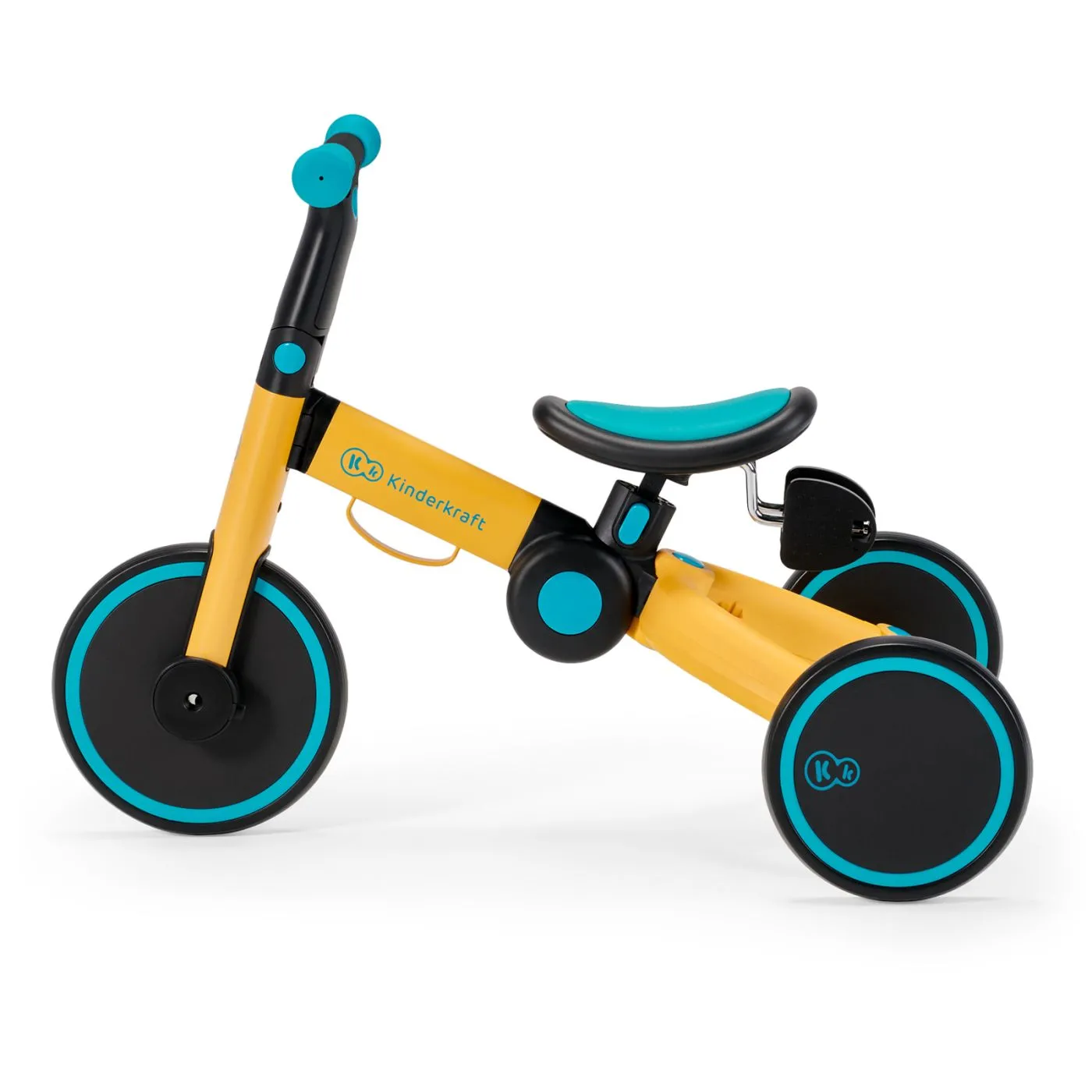 Bicicleta de echilibru / tricicleta kinderkraft 4trike, primrose yellow, copii 2 ani pana la 5 ani [3]