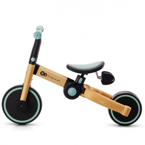 Bicicleta de echilibru / tricicleta kinderkraft 4trike, sunflower blue, varsta de la 2 ani la 5 ani [10]