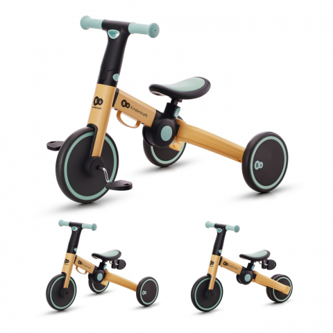 Bicicleta de echilibru / tricicleta kinderkraft 4trike, sunflower blue, varsta de la 2 ani la 5 ani [3]