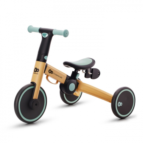 Bicicleta de echilibru / tricicleta kinderkraft 4trike, sunflower blue, varsta de la 2 ani la 5 ani [6]