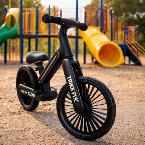 Bicicleta echilibru copii LED RGB 12 inch fara pedale | 2+ ani | Trike Fix Glow [2]