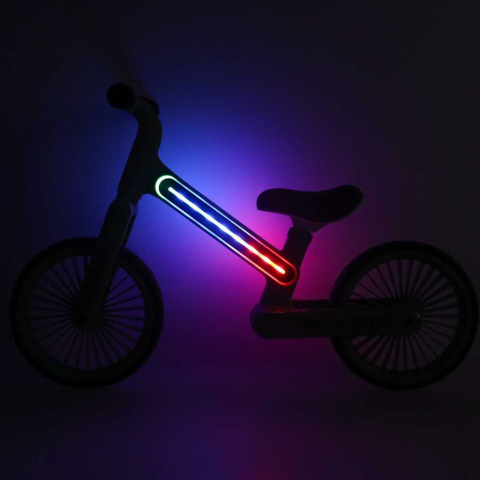 Bicicleta echilibru copii LED RGB 12 inch fara pedale | 2+ ani | Trike Fix Glow [7]