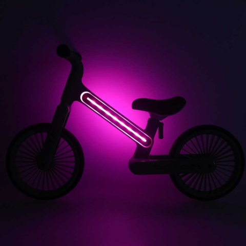 Bicicleta echilibru copii LED RGB 12 inch fara pedale | 2+ ani | Trike Fix Glow [6]