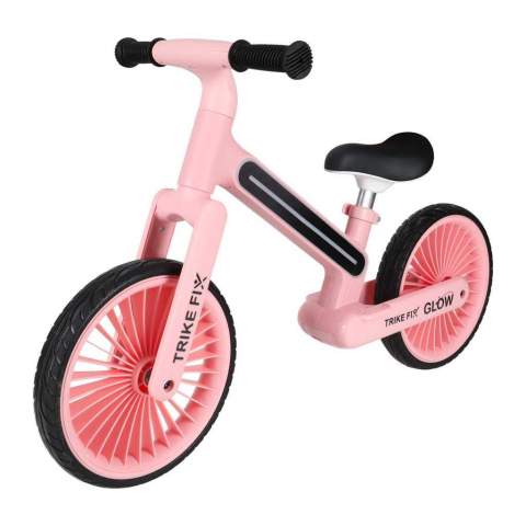 Bicicleta echilibru copii LED RGB 12 inch fara pedale | 2+ ani | Trike Fix Glow [10]