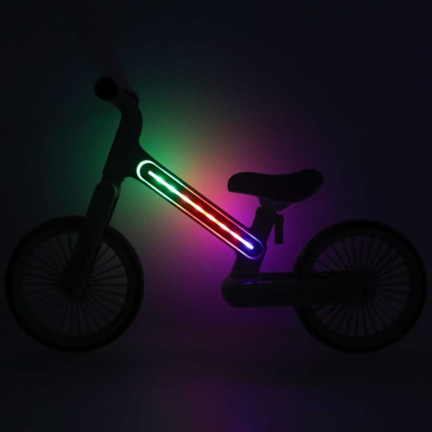 Bicicleta echilibru copii LED RGB 12 inch fara pedale | 2+ ani | Trike Fix Glow [7]