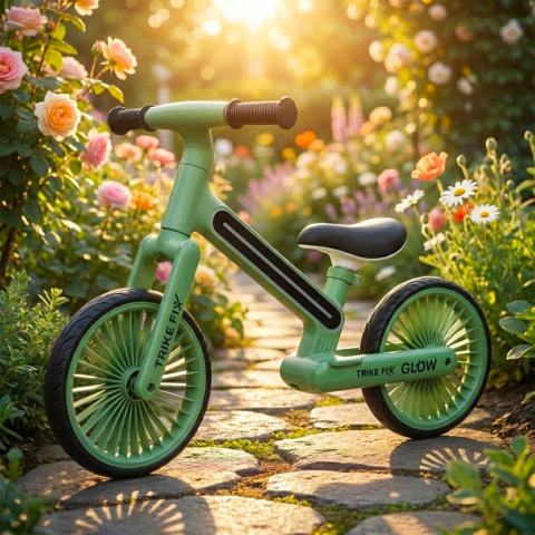 Bicicleta echilibru copii LED RGB 12 inch fara pedale | 2+ ani | Trike Fix Glow [2]