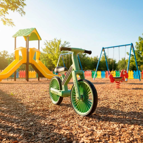 Bicicleta echilibru copii LED RGB 12 inch fara pedale | 2+ ani | Trike Fix Glow [1]