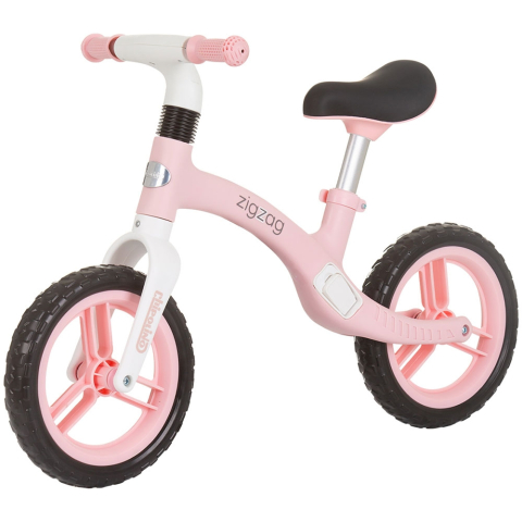 Jucării și Jocuri pentru copii - Bicicleta fara pedale Chipolino Zig Zag pink