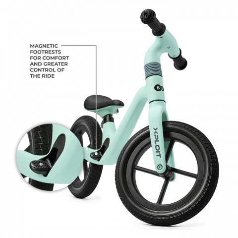 Bicicleta fara pedale kinderkraft xploit, turcoise, varsta de la 2 ani la 6 ani [6]