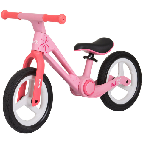 Jucării exterior pentru copii - Bicicleta fara pedale pliabila Chipolino Fold X pink