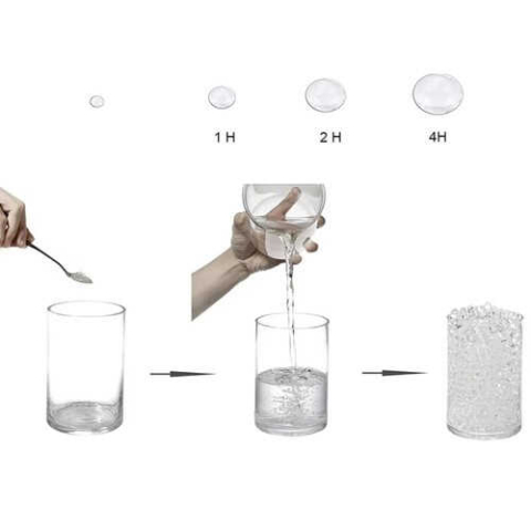 Bile din hidrogel, 10000 buc, Expandabile in apa, biodegradabile, diametru 11 mm, transparente [3]