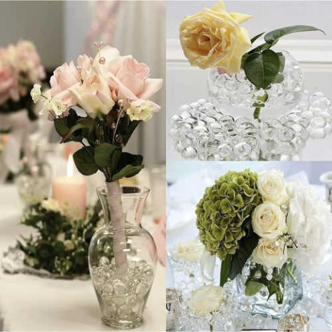 Bile din hidrogel, 10000 buc, Expandabile in apa, biodegradabile, diametru 11 mm, transparente [2]