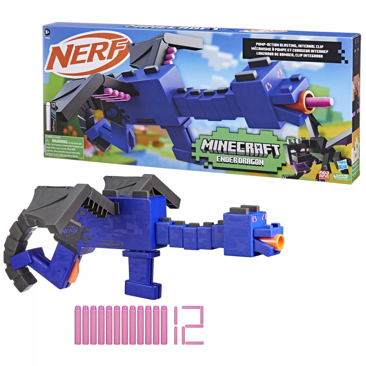 Blaster nerf minecraft ender dragon, varsta de la 8 ani la +15 ani [5]