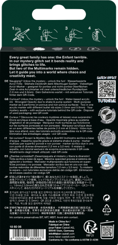 Blister 5 markere acrilice multimark mystery set 1 faber-castell [1]