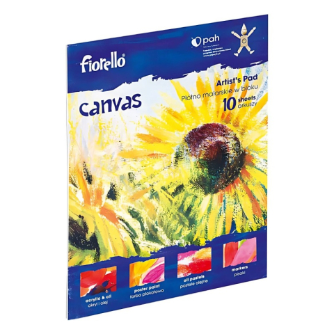 Rechizite Școlare - Bloc de desen Fiorello, 10 file, 300g/mp, 457x610mm, cu panza canvas, GR-F1824 / 150-1446