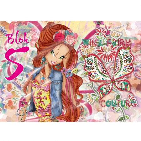 Rechizite Școlare - Bloc Notes A3, cu 10 file, scoala, Winx Fairy - Micostore.ro