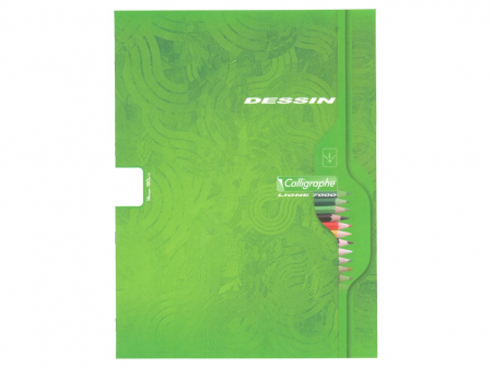 Rechizite Școlare - Bloc desen A4+, 8 file, Clairefontaine