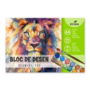Art & Craft si Artizanat - Bloc desen a4 ecada 25401 20 buc