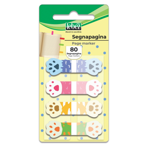 Bloc notes adeziv index, Fantasie Animale, din plastic (60 blister/display), copii varsta 3 ani+,6 ani+,8 ani+ [2]