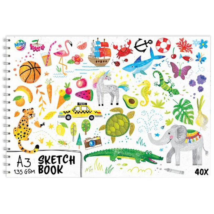Art & Craft si Artizanat - Bloc Sketch Book A3 40foi  135gsm    Grafix