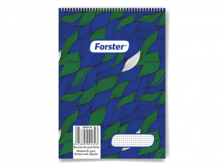 Rechizite Școlare - Blocnotes cu spirala Forster A5