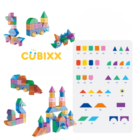 Blocuri magnetice Cubixx, 85 piese , varsta 3 - 6 ani, 6 - 9 ani [3]