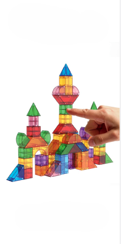 Blocuri magnetice Cubixx, 85 piese , varsta 3 - 6 ani, 6 - 9 ani [1]