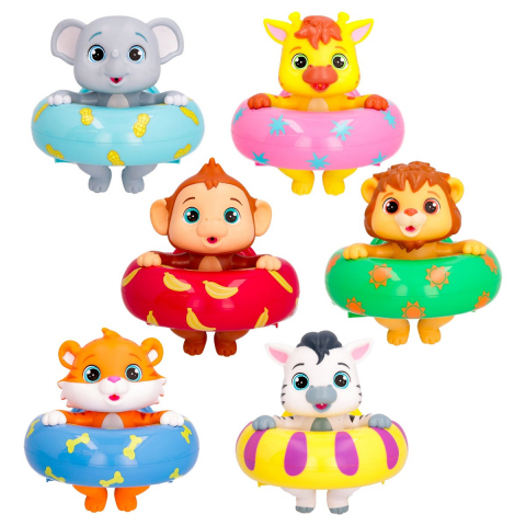Bloopies - Jucarie de baie Floaties animale din jungla, diverse modele varsta 1-2 ani, Fete [1]