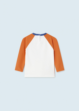 Bluza cu maneca lunga pentru bebe baieti, Barca, Pomelo [2]