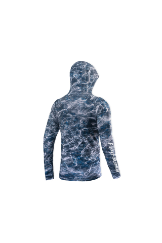 Bluza Flying Fisherman Performance Hoodie Mossy Oak Blackfin L [1]