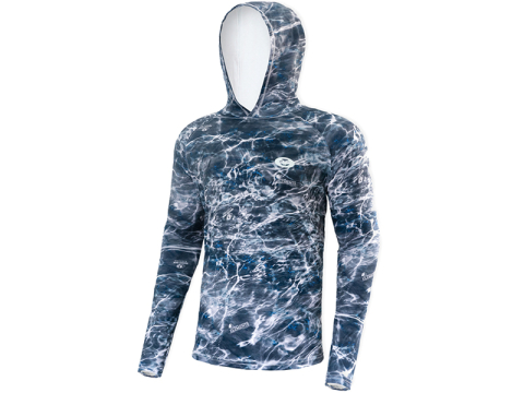 Bluza Flying Fisherman Performance Hoodie Mossy Oak Blackfin M [2]