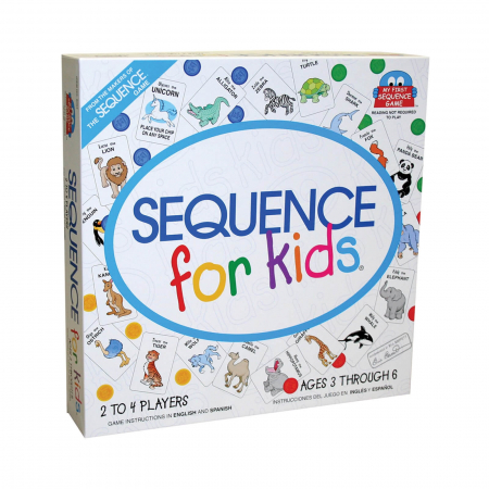 Joc de societate sau board game Sequence pentru copii, for kids. [2]