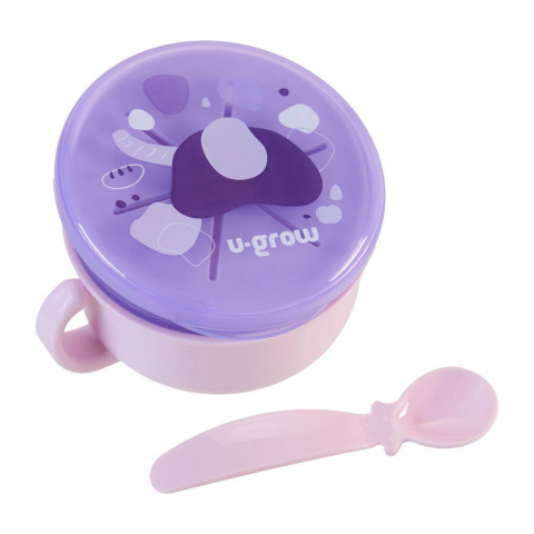 Bol 2 in 1 pentru snackuri, mov [1]