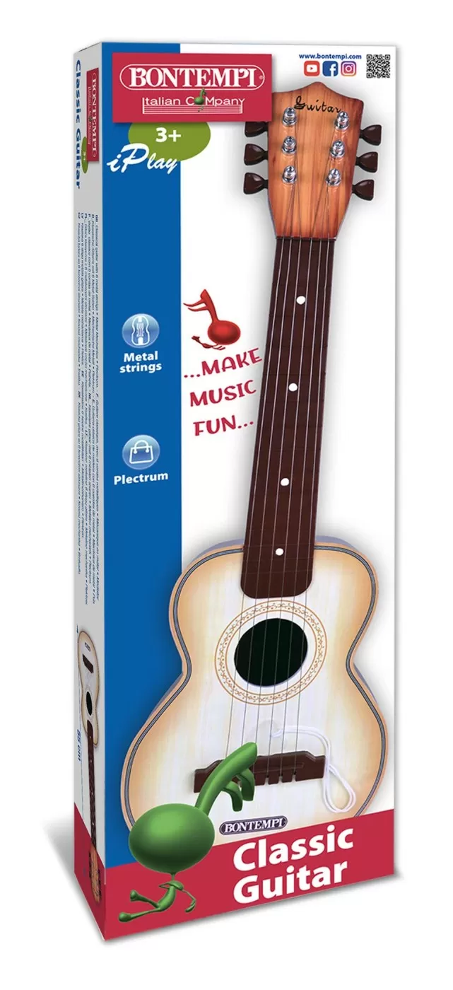 Bontempi chitara clasica din plastic cu 6 coarde 55cm, varsta de la 3 ani la 7 ani [2]