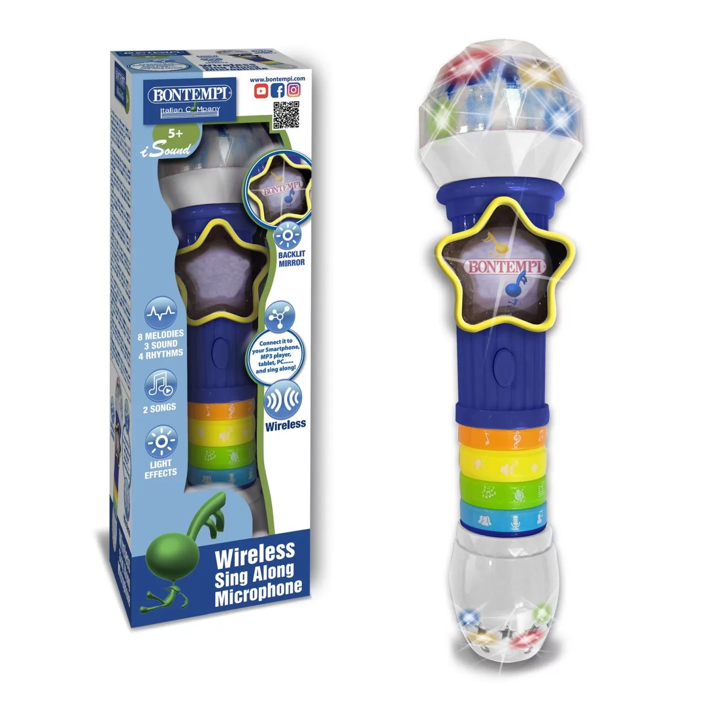 Bontempi microfon wireless, varsta de la 5 ani la 12 ani [2]