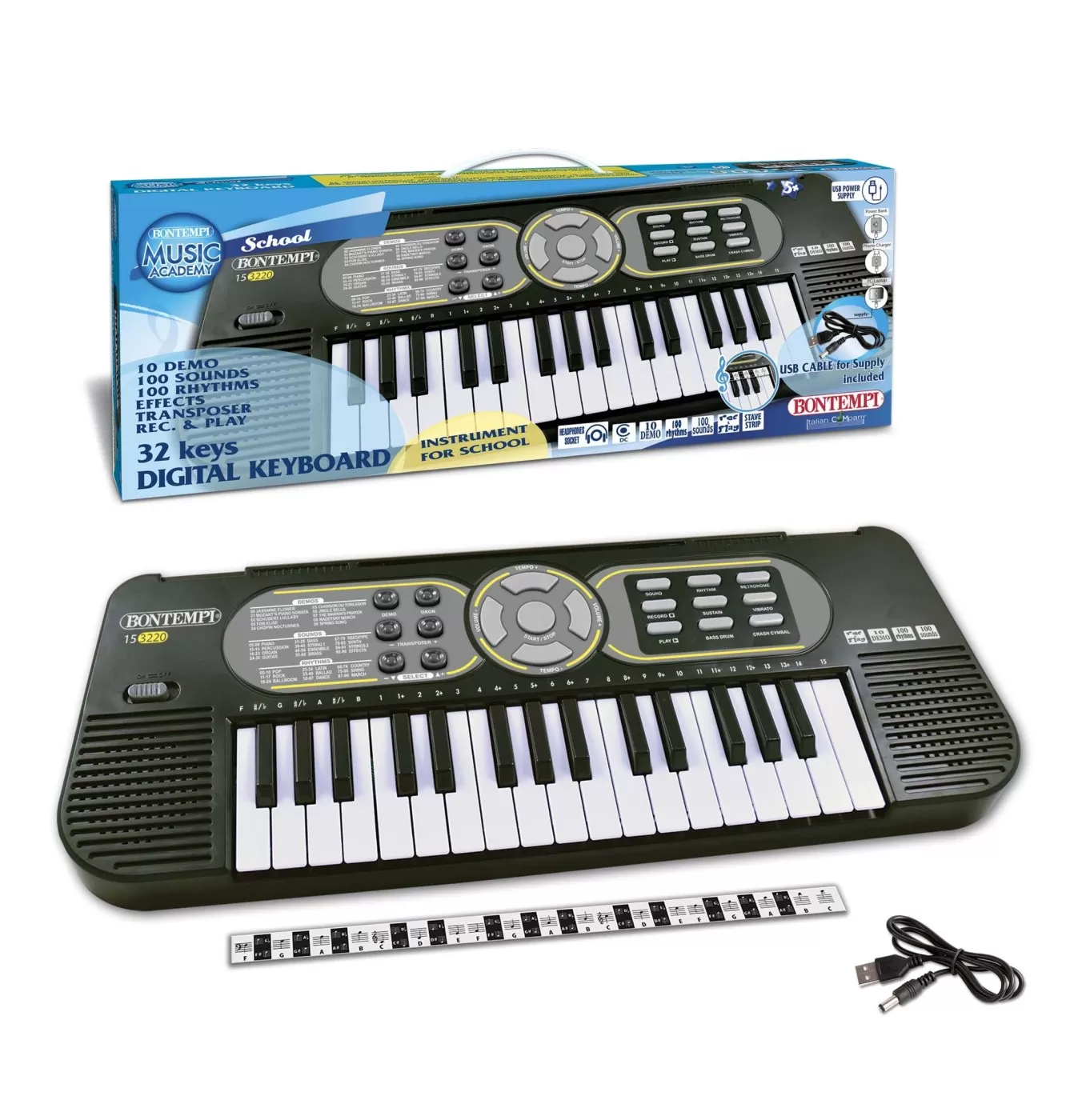 Bontempi orga electronica 32 clape, varsta de la 5 ani la 12 ani [2]
