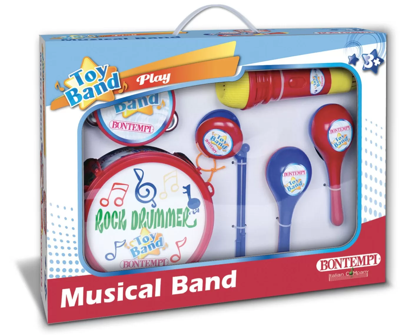 Jucării și Jocuri pentru copii - Bontempi set muzical cu microfon., varsta de la 3 ani la 7 ani