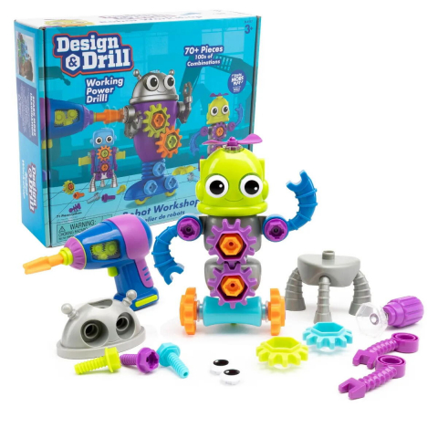 Jucării și Jocuri pentru copii - Bormasina Magica - Atelierul roboteilor