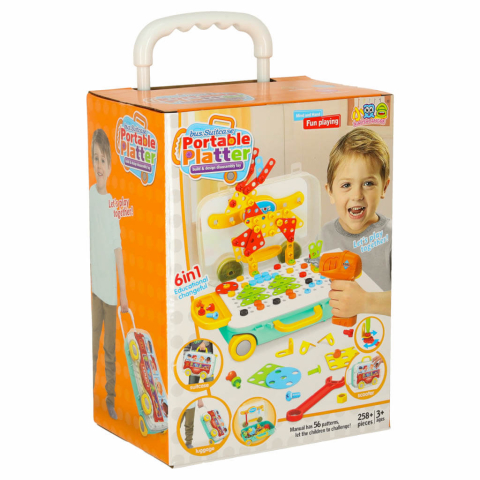 Bormasina, Jucarie Electrica cu Suruburi de Insurubat, 258 piese [14]