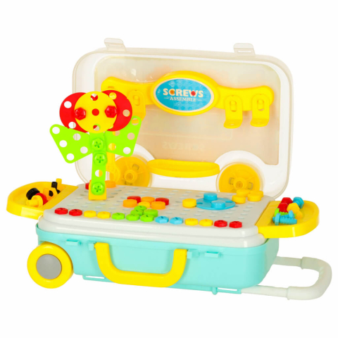 Bormasina, Jucarie Electrica cu Suruburi de Insurubat, 258 piese [4]