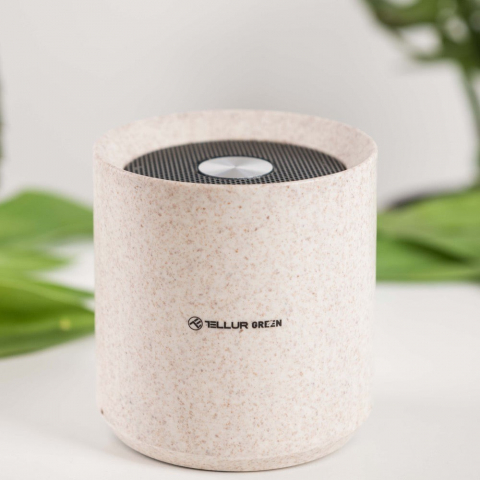 Boxă portabilă Bluetooth Tellur Green, 3W, crem [1]